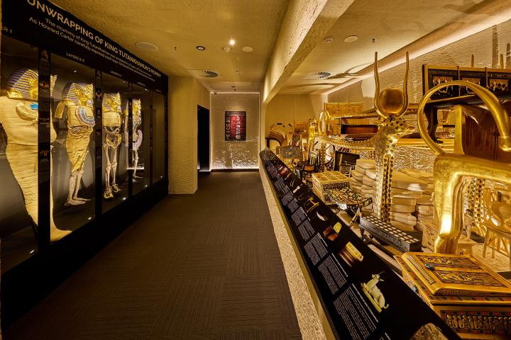 a store inside of a train station