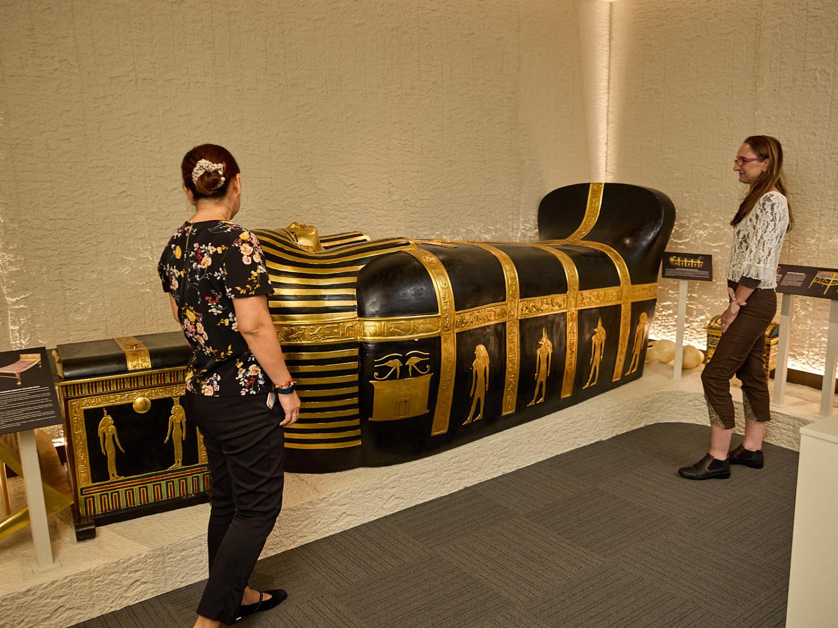 a man and a woman standing in a room